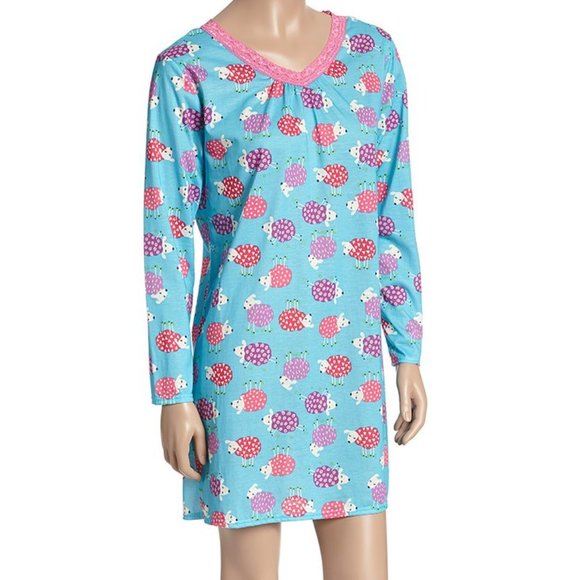 NEW Dollie & Me Womens Counting Sheep Nightgown NWT M - Picture 11 of 11